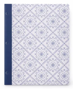 Gartner Studios Dual Pocket Folder, 9-1/4" x 11-1/2", Navy Tile