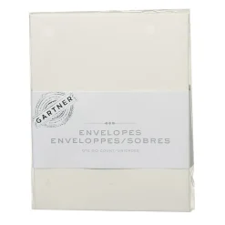 Gartner Studios® Envelopes, A2, Gummed Seal, Ivory, Pack Of 50