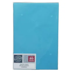 Gartner Studios® Envelopes, A9, Gummed Seal, Blue, Pack Of 50