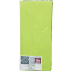 Gartner Studios® #6 3/4 Envelopes, Gummed Seal, Lime, Pack Of 50