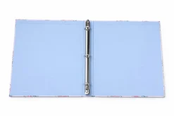 Gartner Studios 3-Ring Standard Style Binder, 1" Round Rings, Pink Bows & Blooms
