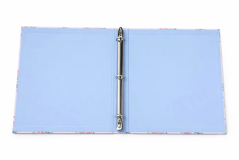 Gartner Studios 3-Ring Standard Style Binder, 1" Round Rings, Pink Bows & Blooms