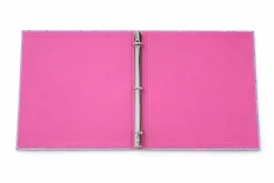 Gartner Studios 3-Ring Standard Style Binder, 1" Round Rings, Blush Blossoms