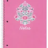 Gartner Studios Spiral Notebook, 8" x 10-1/2", 1 Subject, College Ruled, 70 Sheets, Blossoms Notes