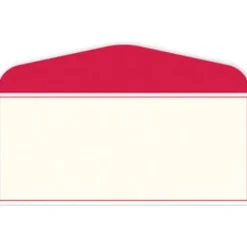 Gartner Studios® #10 Stationery Envelopes, Gummed Seal, Red Border, Pack Of 50