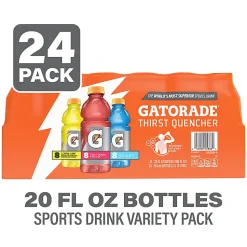 Gatorade Rainbow Variety Pack, 20 Oz, Total Qty 24