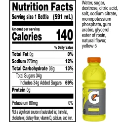 Gatorade Rainbow Variety Pack, 20 Oz, Total Qty 24