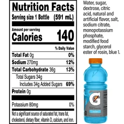 Gatorade Rainbow Variety Pack, 20 Oz, Total Qty 24