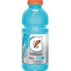 Gatorade Thirst Quencher Bottled Drink - Frost Glacier Freeze Flavor - 20 fl oz (591 mL) - 24 / Carton