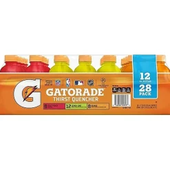 Gatorade Thirst Quencher Variety Pack, 12 Oz, Pack Of 28 Bottles