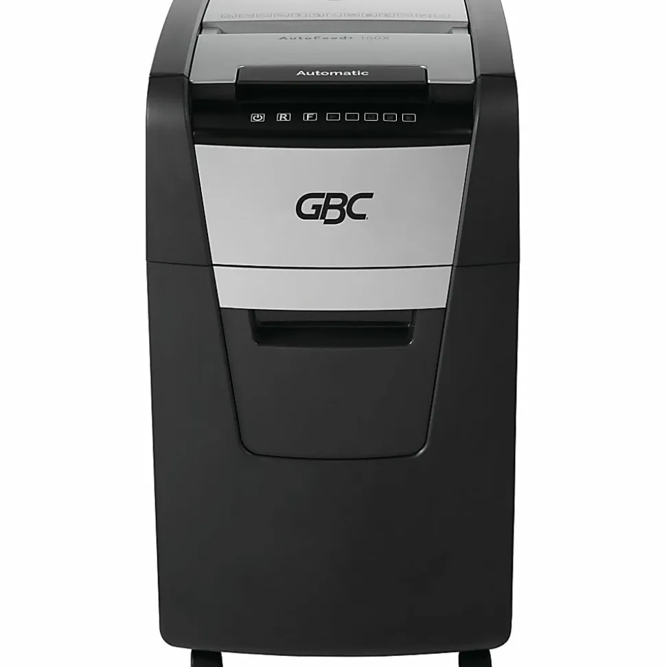 GBC® AutoFeed+ 150-Sheet Cross-Cut Automatic Shredder, Black, WSM1757604