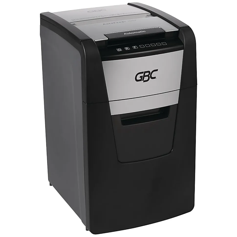 GBC® AutoFeed+ 150-Sheet Cross-Cut Automatic Shredder, Black, WSM1757604