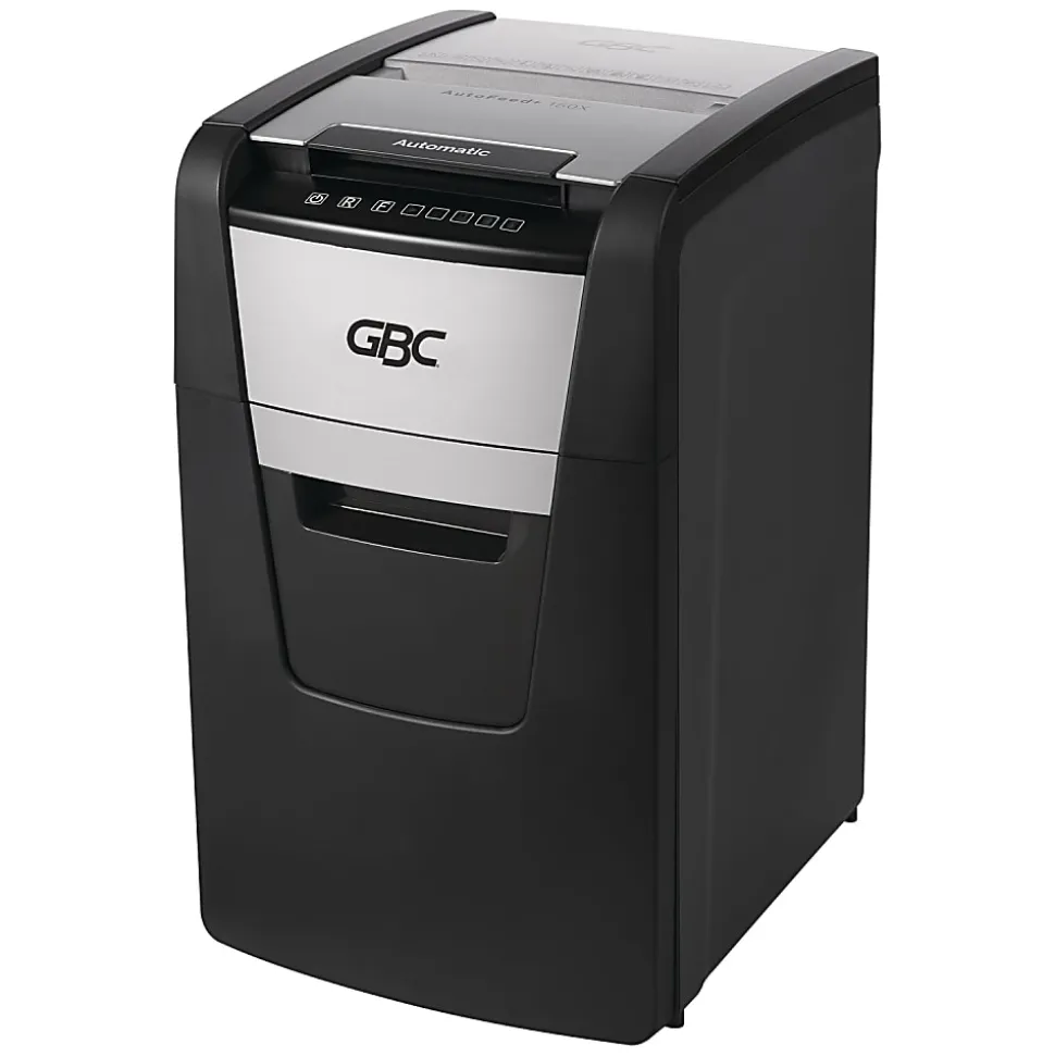 GBC® AutoFeed+ 150-Sheet Cross-Cut Automatic Shredder, Black, WSM1757604