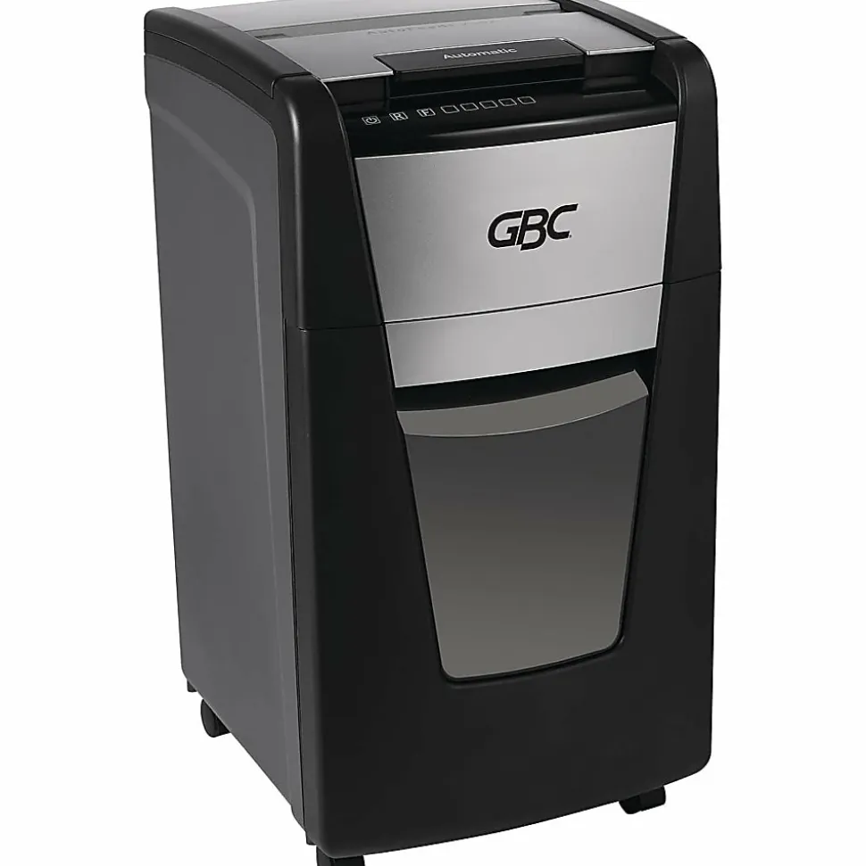 GBC® AutoFeed+ 230-Sheet Cross-Cut Automatic Shredder, Black, WSM1757606