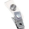 GBC® Badgemates Strap Clips, Clear, Pack Of 100