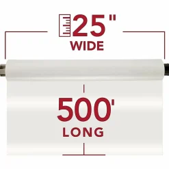 GBC EZLoad NAP II Low Temp Laminating 1/64 mil 500’ Film Rolls, Clear, Pack Of 2 Rolls