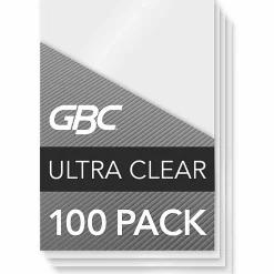 GBC HeatSeal UltraClear Thermal Laminating Pouches, 7 mil, 100/Pack