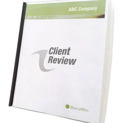 GBC® Slide 'n Bind Report Covers, 8 1/2" x 11", Clear, Pack Of 10