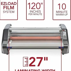 GBC Ultima 55 Thermal Roll EZ Load Laminator, Roll, 27