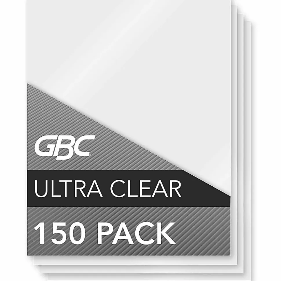 GBC Ultra Clear Thermal Laminating Pouches - Letter 8.50"x 11" - 9"x 11.50"x5 mil Thickness, 150/Pack