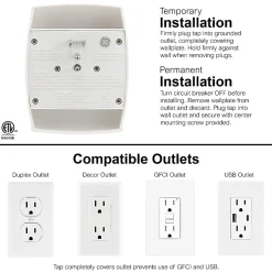 GE Grounding Hex Tap, White