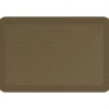GelPro Designer Comfort Polyurethane Anti-Fatigue Mat For Hard Floors, 20” x 30”, Grasscloth Khaki