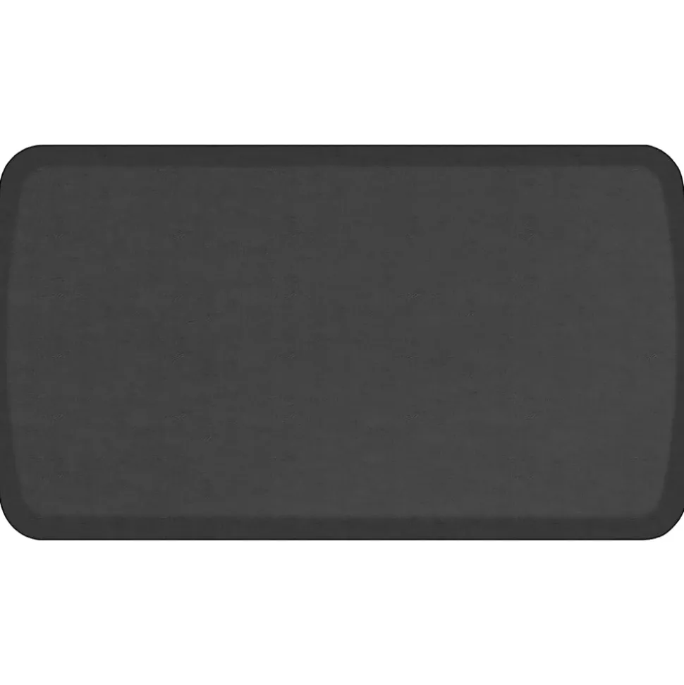 GelPro Elite Vintage Leather Comfort Floor Mat, 36"L x 20"W x 3/4"D, Slate
