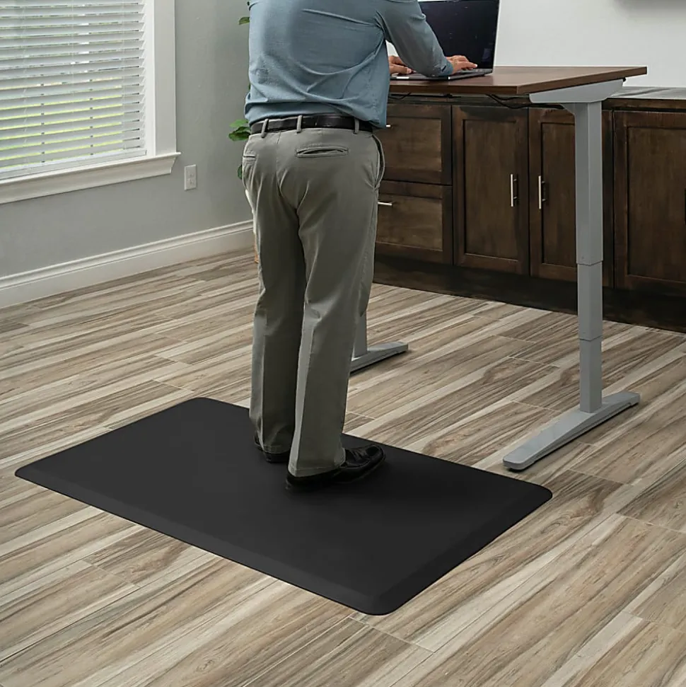 GelPro NewLife EcoPro Commercial Grade Anti-Fatigue Floor Mat, 60" x 36", Black