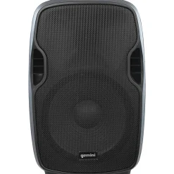 Gemini Portable Bluetooth PA Speaker With Integrated Mixer & Wired Microphone, Black, AS-15TOGO