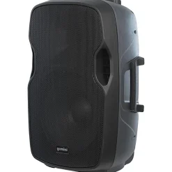 Gemini Portable Bluetooth PA Speaker With Integrated Mixer & Wired Microphone, Black, AS-15TOGO
