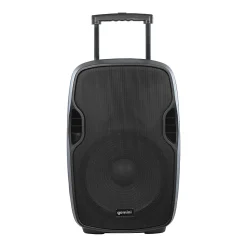 Gemini Portable Bluetooth PA Speaker With Integrated Mixer & Wired Microphone, Black, AS-15TOGO
