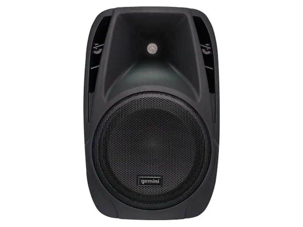 Gemini Sound Bluetooth Portable PA System With Speakers, Mixer & Wired Microphone, Black, ES-210MXBLU