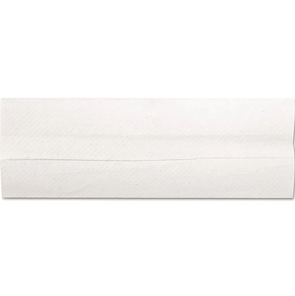 General Supply C-Fold Towels, 1-Ply, 11 x 10.13, White, 198/Pack, 12 Packs/Carton