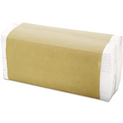 General Supply C-Fold Towels, 1-Ply, 11 x 10.13, White, 198/Pack, 12 Packs/Carton