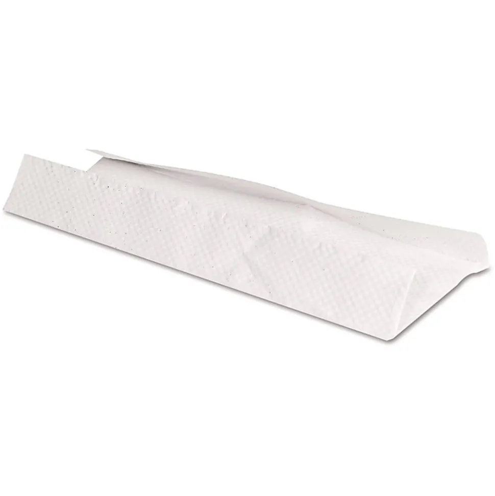 General Supply C-Fold Towels, 1-Ply, 11 x 10.13, White, 198/Pack, 12 Packs/Carton
