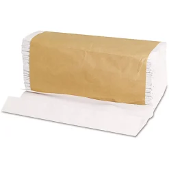 General Supply C-Fold Towels, 1-Ply, 11 x 10.13, White, 198/Pack, 12 Packs/Carton