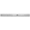 General Tools Industrial Steel Rules, 6 in X 15/32 in, Polished Stainless Steel, Rigid
