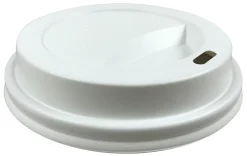 Generic Paper Cups Disposable Cup Lids, Double-Wall, 8 Oz, White, Case Of 1,000