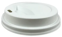 Generic Paper Cups Disposable Cup Lids, Double-Wall, 8 Oz, White, Case Of 1,000