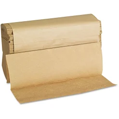 GEN Folded Paper Towels, Multifold, 9 x 9.45, Natural, 250 Towels/Pack, 16 Packs/Carton