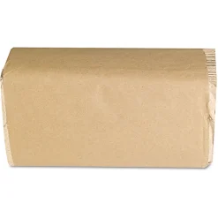 GEN Folded Singlefold Paper Towels, 9 x 9.45, Natural, 250/Pack, 16 Packs/Carton