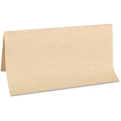 GEN Folded Singlefold Paper Towels, 9 x 9.45, Natural, 250/Pack, 16 Packs/Carton