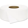 GEN JRT Jumbo Bath Tissue, Septic Safe, 2-Ply, White, 3.3" x 1,000 ft, 12 Rolls/Carton