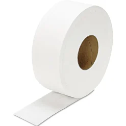 GEN JRT Jumbo Bath Tissue, Septic Safe, 2-Ply, White, 3.3