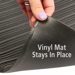 Genuine Joe Air Step Anti-Fatigue Mat, 2' x 3', Black