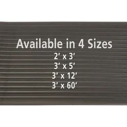 Genuine Joe Air Step Anti-Fatigue Mat, 2' x 3', Black