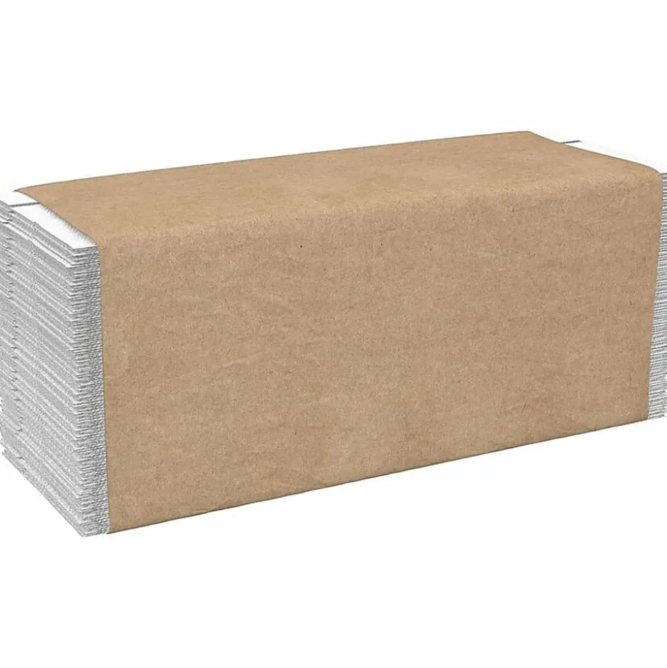 Genuine Joe C-Fold 1-Ply Paper Towels, Pack Of 2400 Sheets