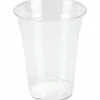 Genuine Joe Clear Plastic Cups - 10 fl oz - 25 / Pack - Clear - Plastic - Cold Drink