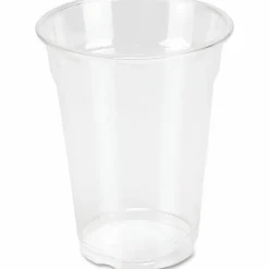 Genuine Joe Clear Plastic Cups - 10 fl oz - 25 / Pack - Clear - Plastic - Cold Drink