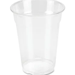 Genuine Joe Clear Plastic Cups - 25 - 10 fl oz - 500 / Carton - Clear - Plastic - Cold Drink, Beverage